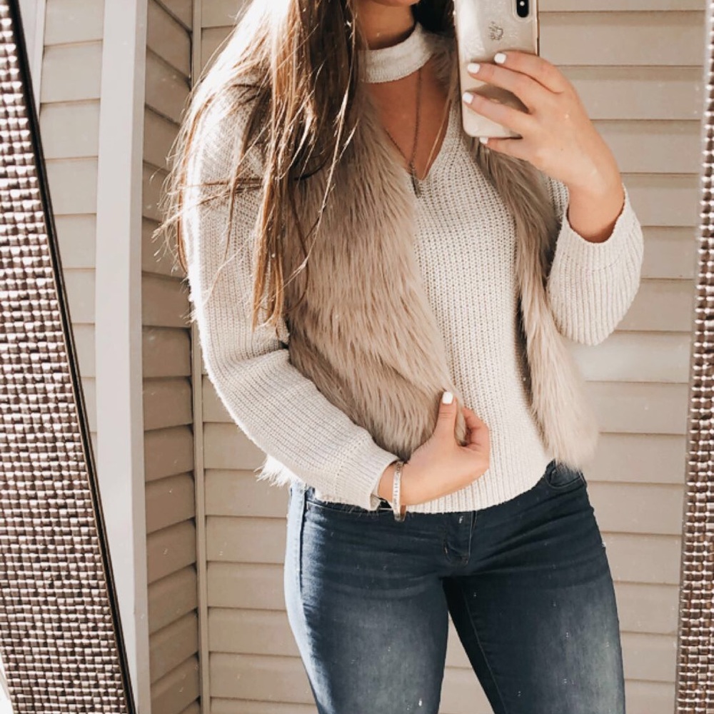 Jona Michelle Faux Fur Vest
